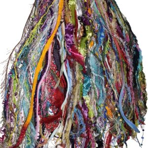 100 Yards Multi Fiber for Embellishments Assorted Novelty Yarn for Card Making, journals, Gift/Journal Tags, Knitting, Quilting, Tassels (100 Yards)