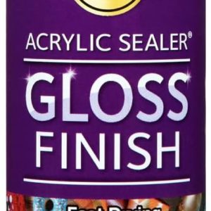 Aleene's 26412 Spray Gloss Finish, 6 Oz Acrylic Sealer, Original Version, Clear - Gloss